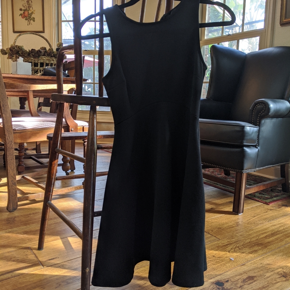 Little Black Fit Flare Mini Dress XS